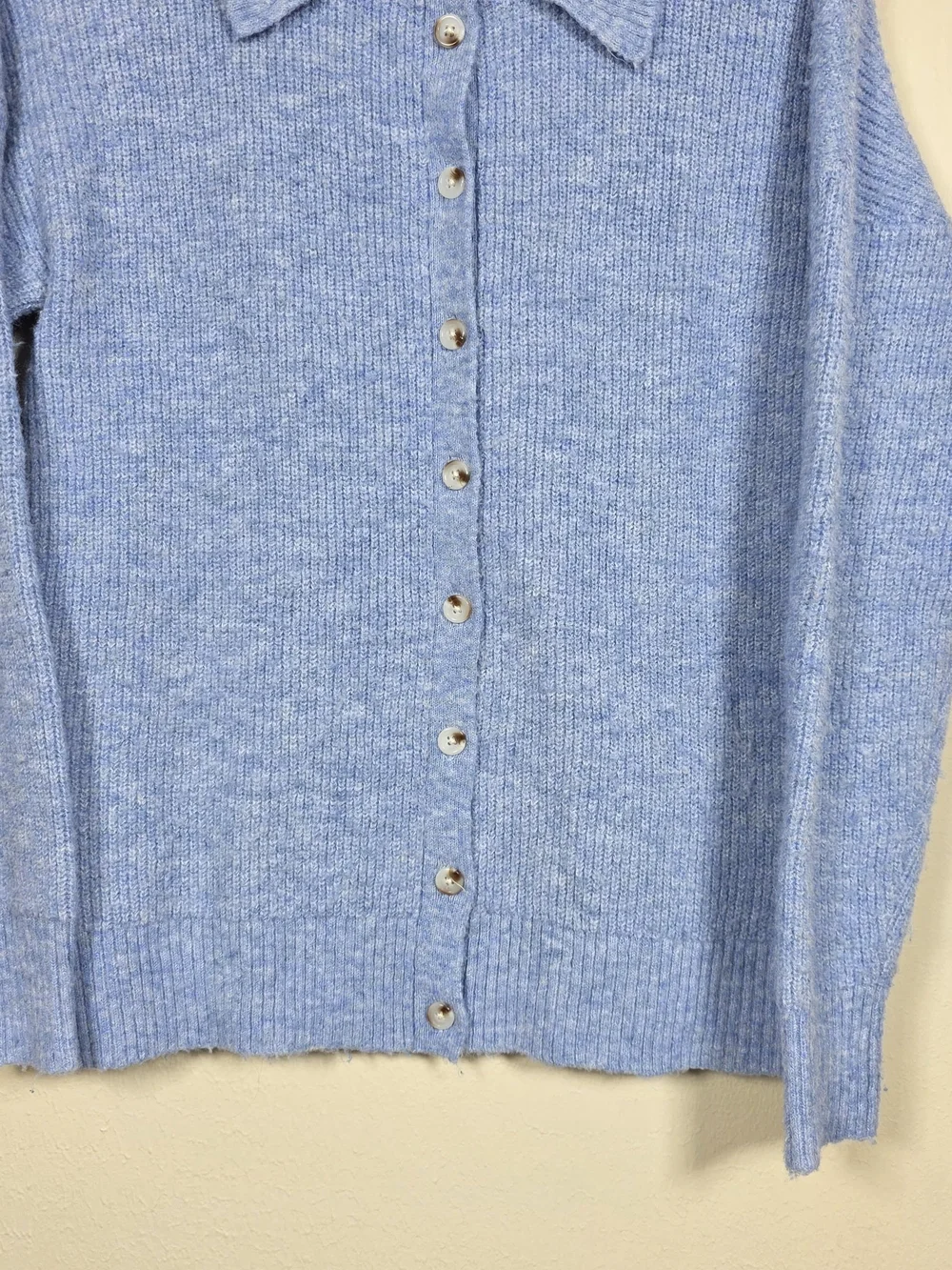 CENTRAL PARK WEST MILLIE OVERSIZED POLO SWEATER SIZE S MSRP $180